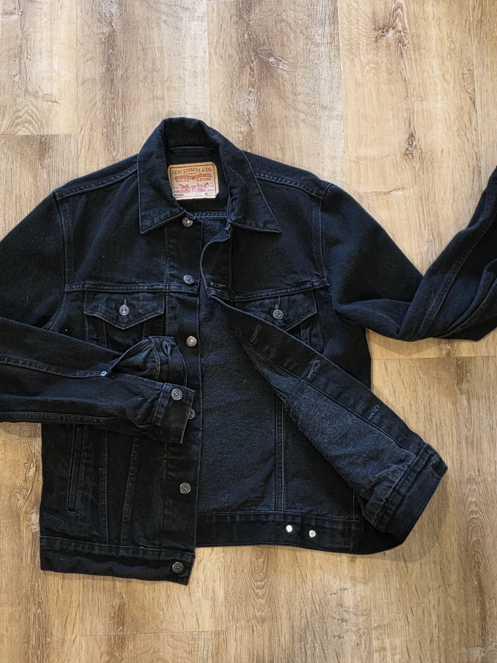 Levi's Men's Black Denim Trucker Jacket